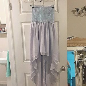 Forever 21 high low bling top dress